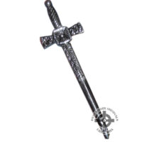 Black Filled Cross Pin