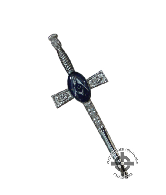 Masonic Blue Filled Kilt Pin