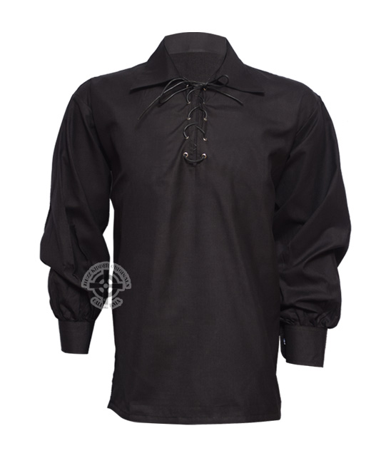 Jacobite Shirt - Black - OK Original Kilt