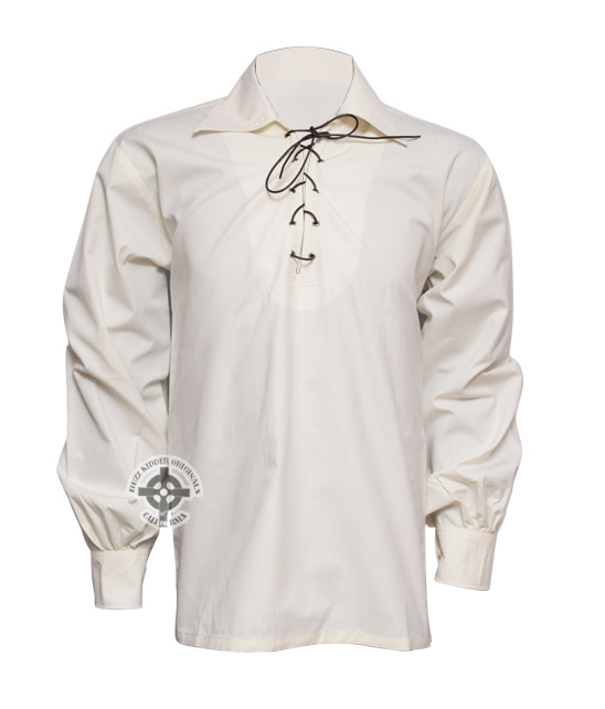 Jacobite Shirt- Cream - OK Original Kilt